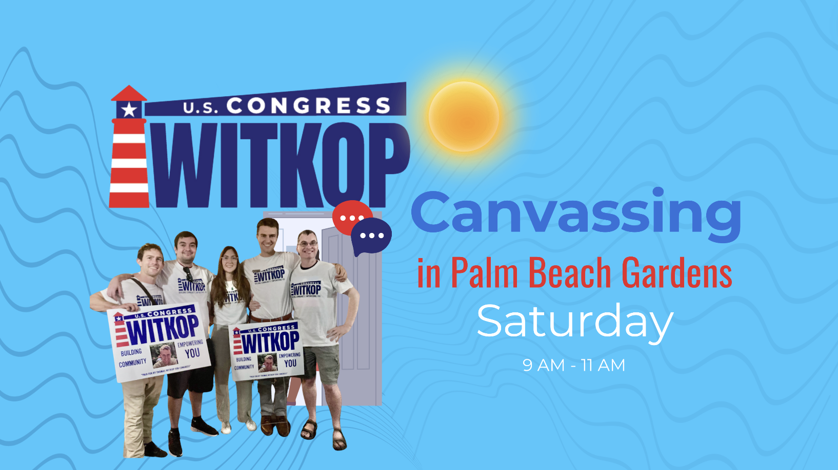 Canvass in Palm Beach County with Witkop